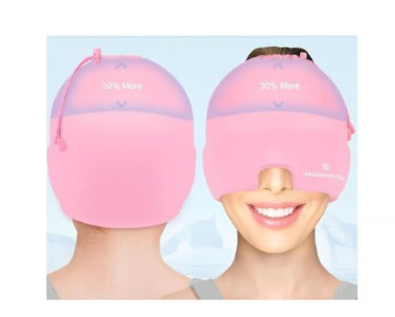 MigraRelief™ – Máscara de gel terapéutica para migraña y estrés